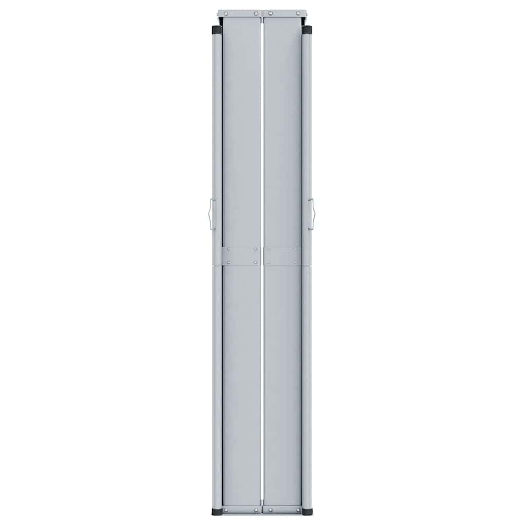 Uvlačiva bočna tenda crna 220 x 1200 cm