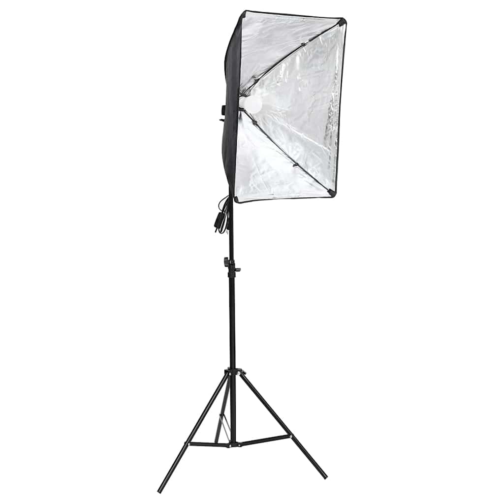 Komplet studijske rasvjete s pozadinama i softboxovima