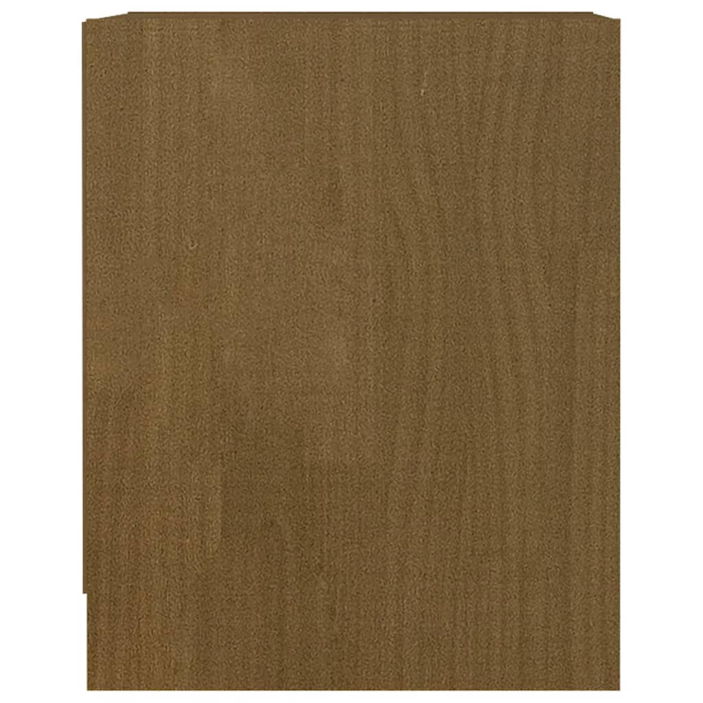 Noćni ormarić boja meda 35,5 x 33,5 x 41,5 cm masivna borovina