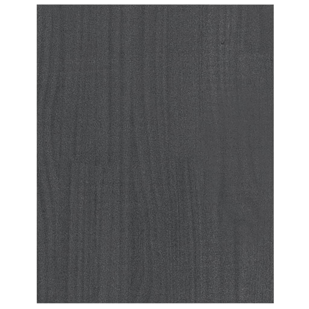 TV ormarić sivi 70 x 33 x 42 cm od masivne borovine