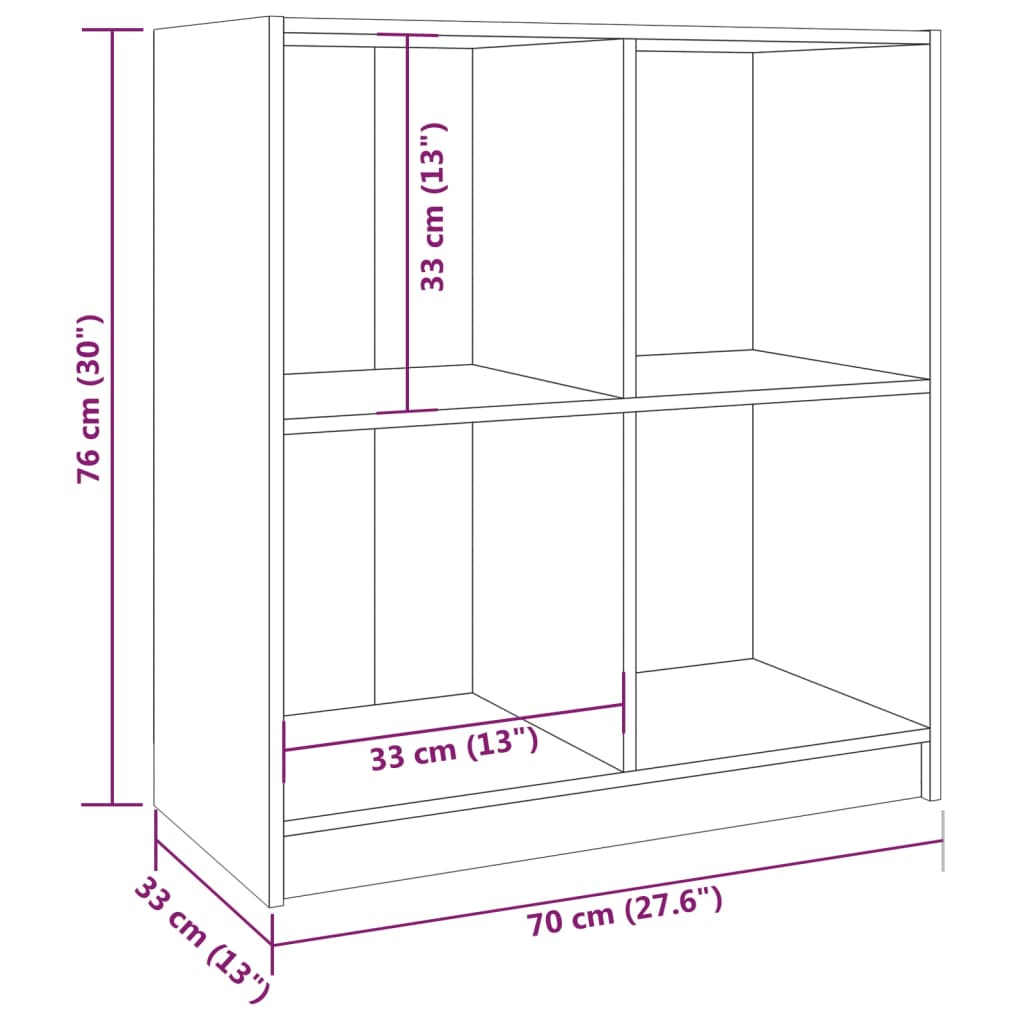 Komoda 70 x 33 x 76 cm od masivne borovine