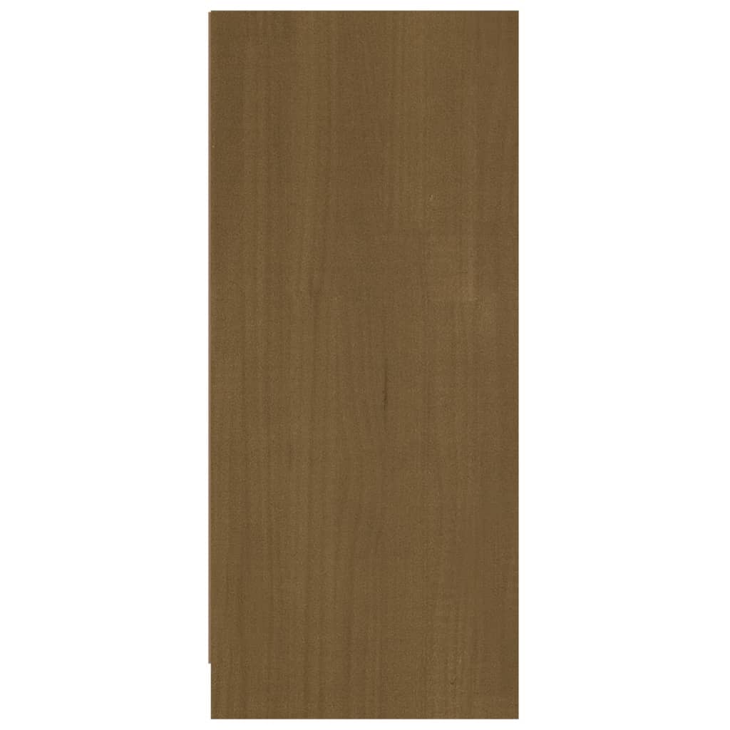 Komoda smeđa boja meda 70x33x76 cm od masivne borovine