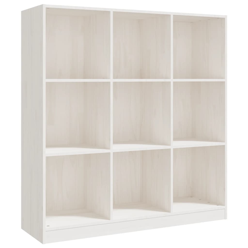 Ormarić za knjige / pregrada bijeli 104x33,5x110 cm od borovine