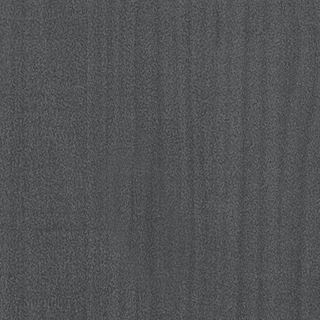 Vrtne sadilice 2 kom sive 31 x 31 x 31 cm od masivne borovine