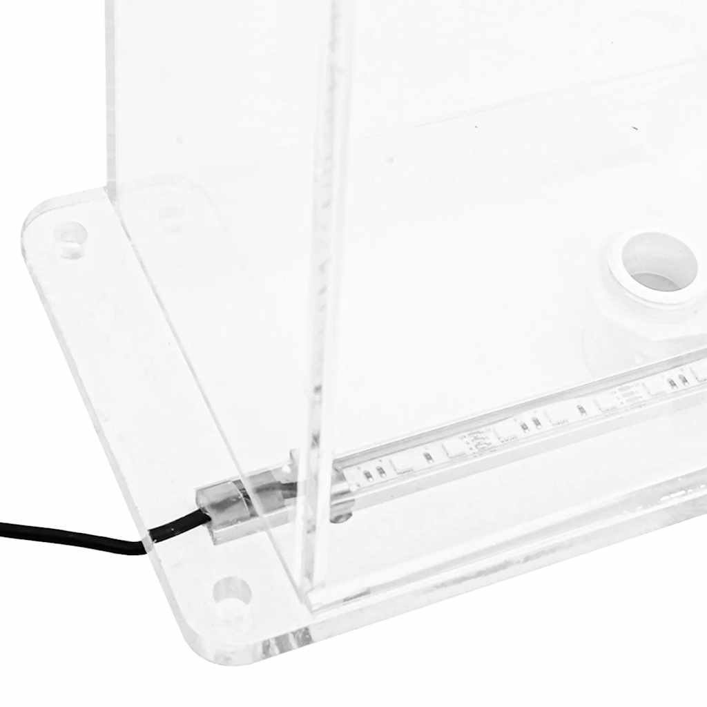 Fontana za bazen s RGB LED svjetlima akrilna 51 cm