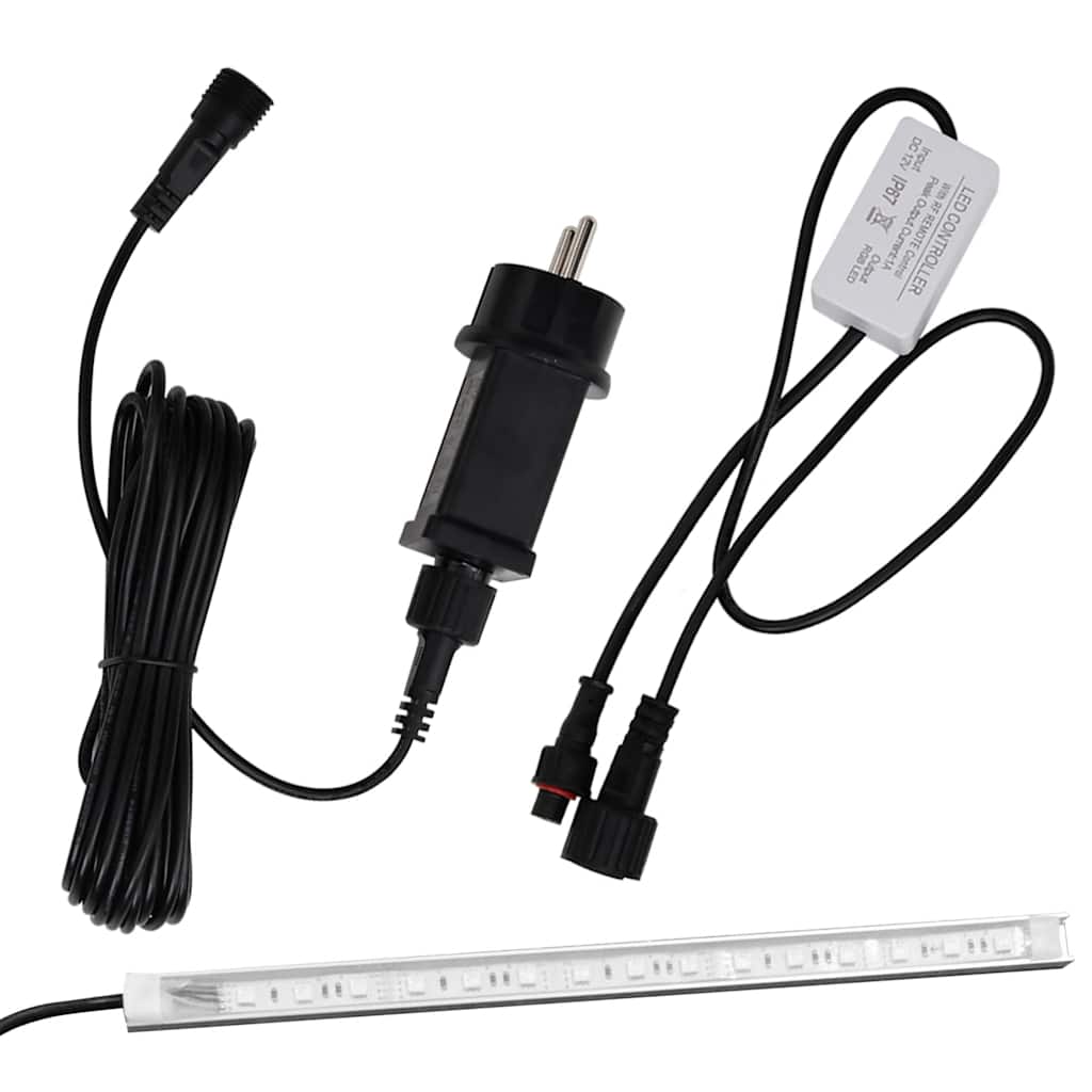 Fontana za bazen s RGB LED svjetlima akrilna 51 cm