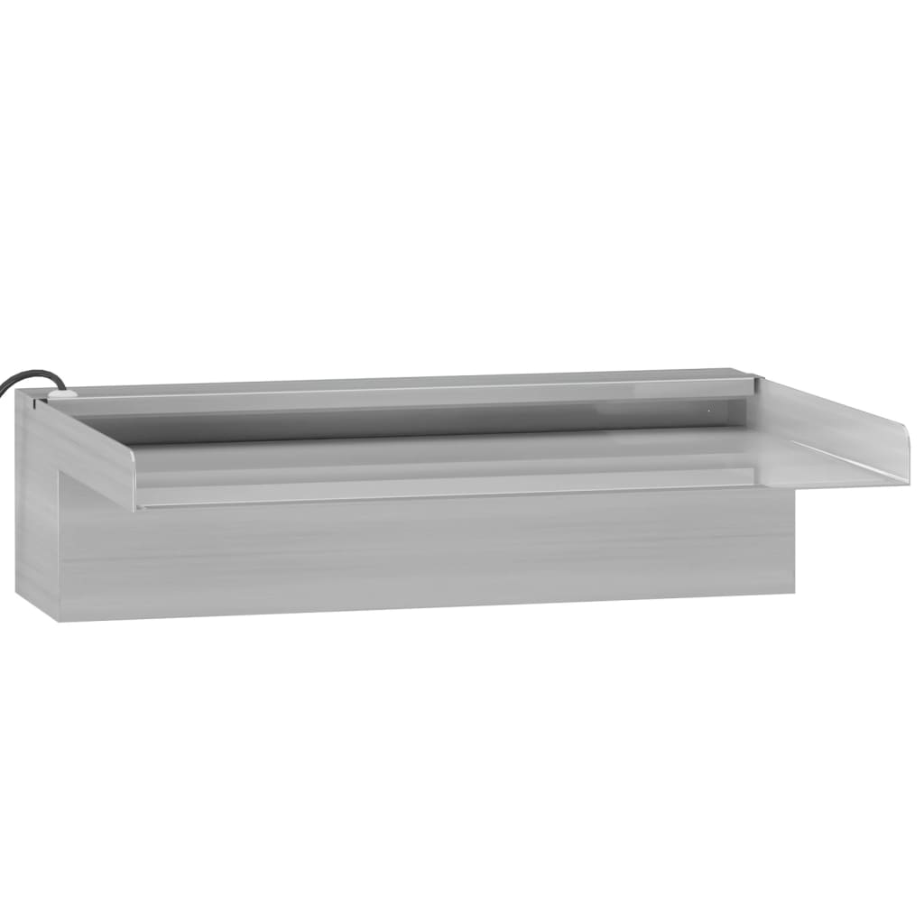 Prelijevajući vodopad RGB LED od nehrđajućeg čelika 30 cm