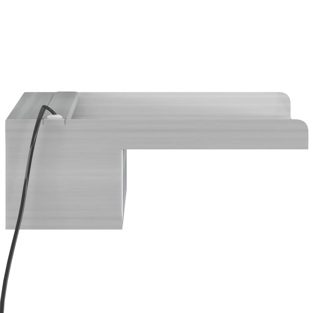 Prelijevajući vodopad RGB LED od nehrđajućeg čelika 30 cm