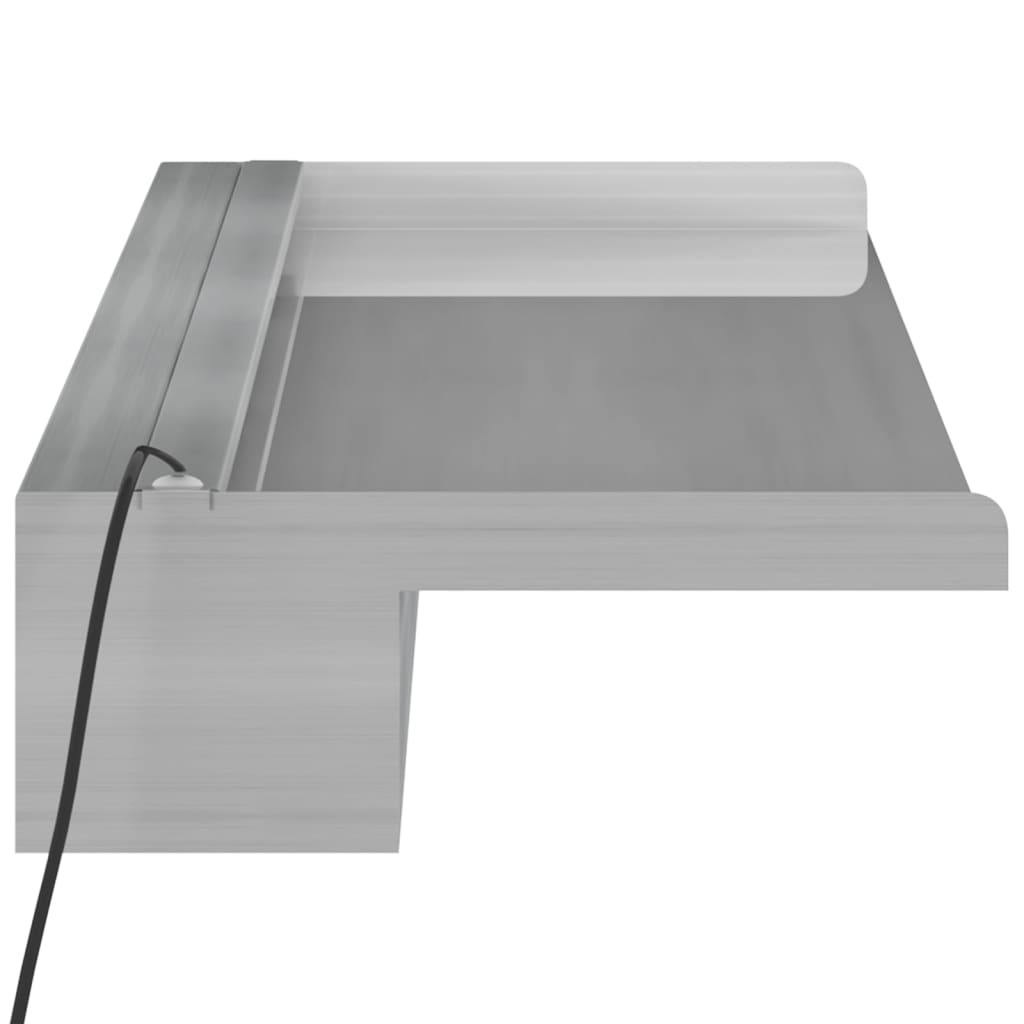 Prelijevajući vodopad RGB LED od nehrđajućeg čelika 108 cm