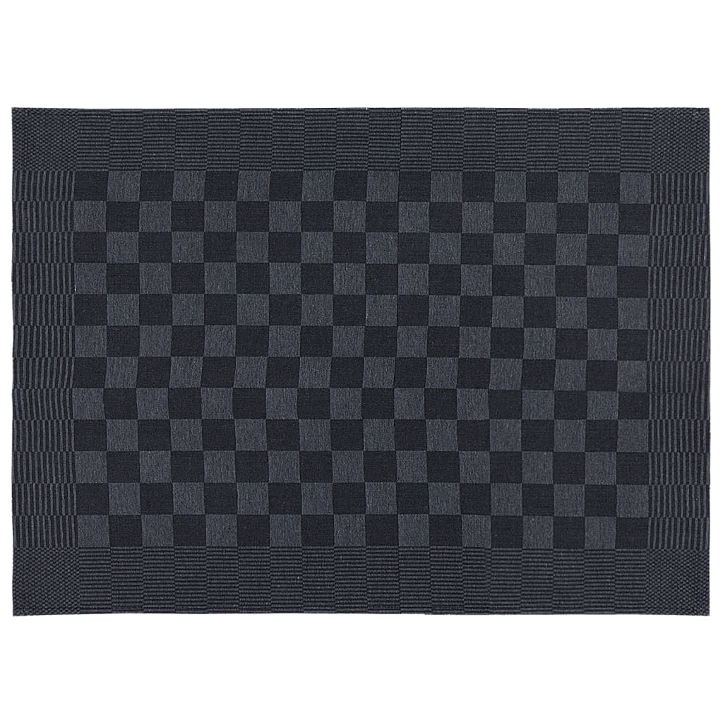 Set ručnika od 20 komada crno-sivi pamučni