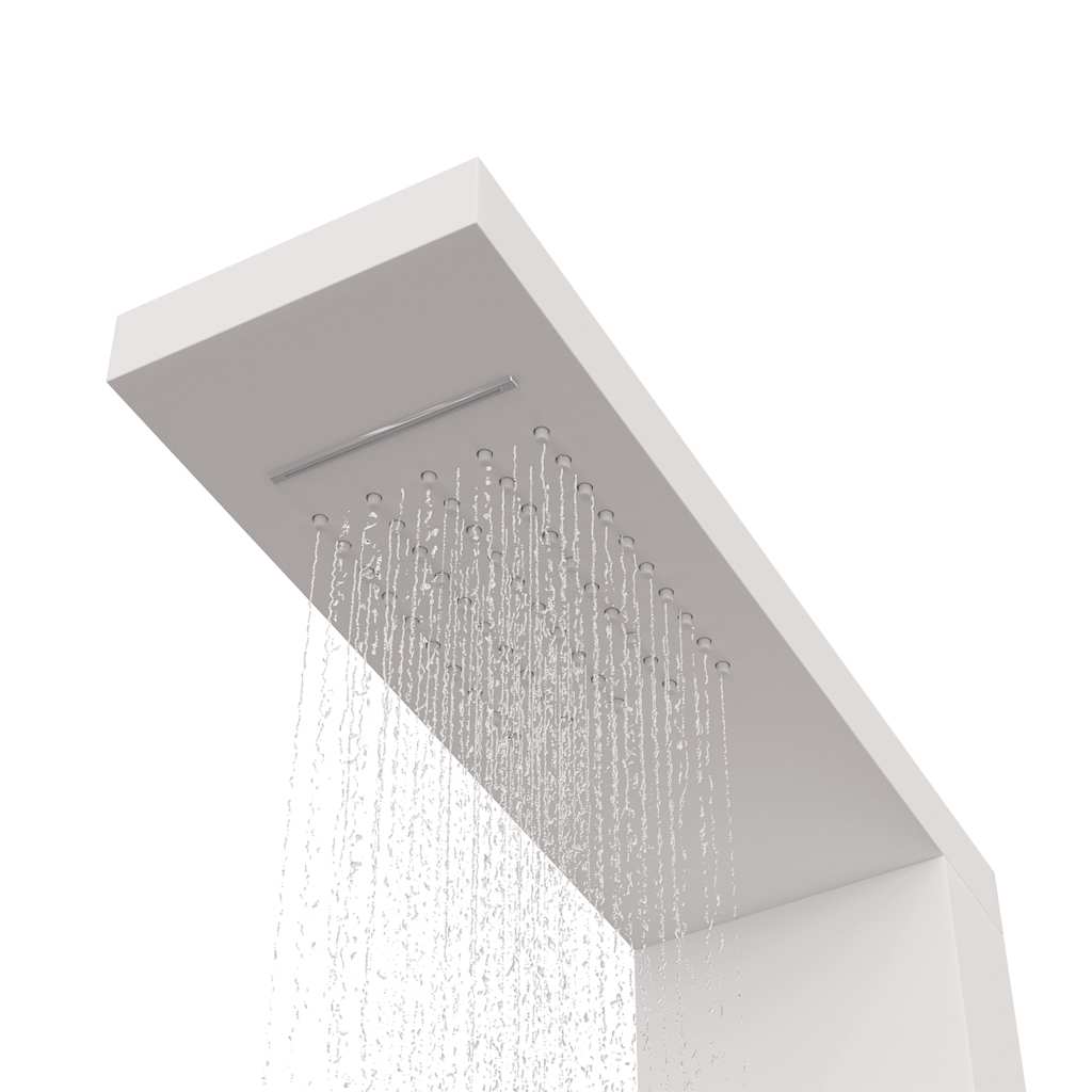Panel za tuširanje aluminijski bijeli