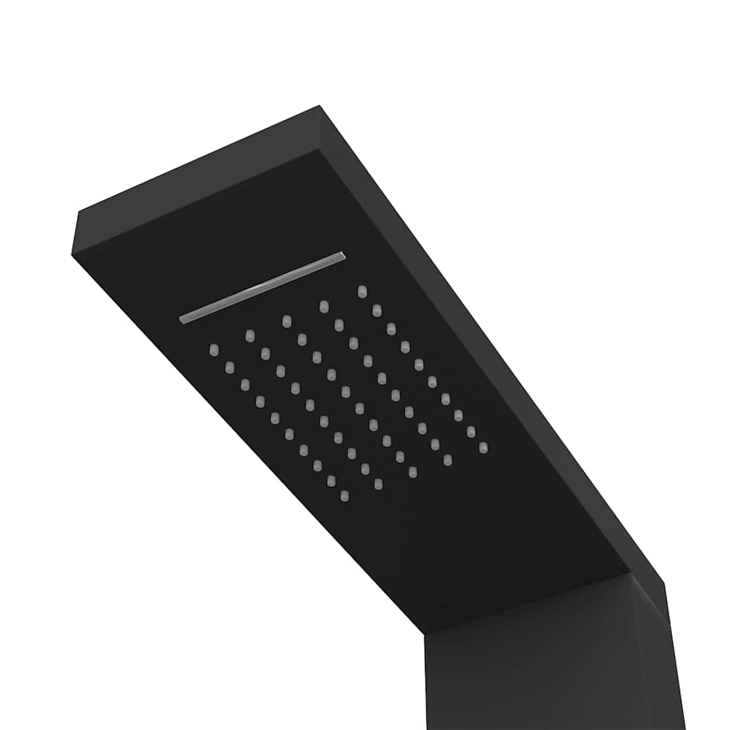 Panel za tuširanje aluminijski crni