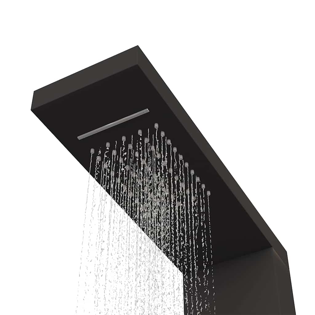 Panel za tuširanje aluminijski crni