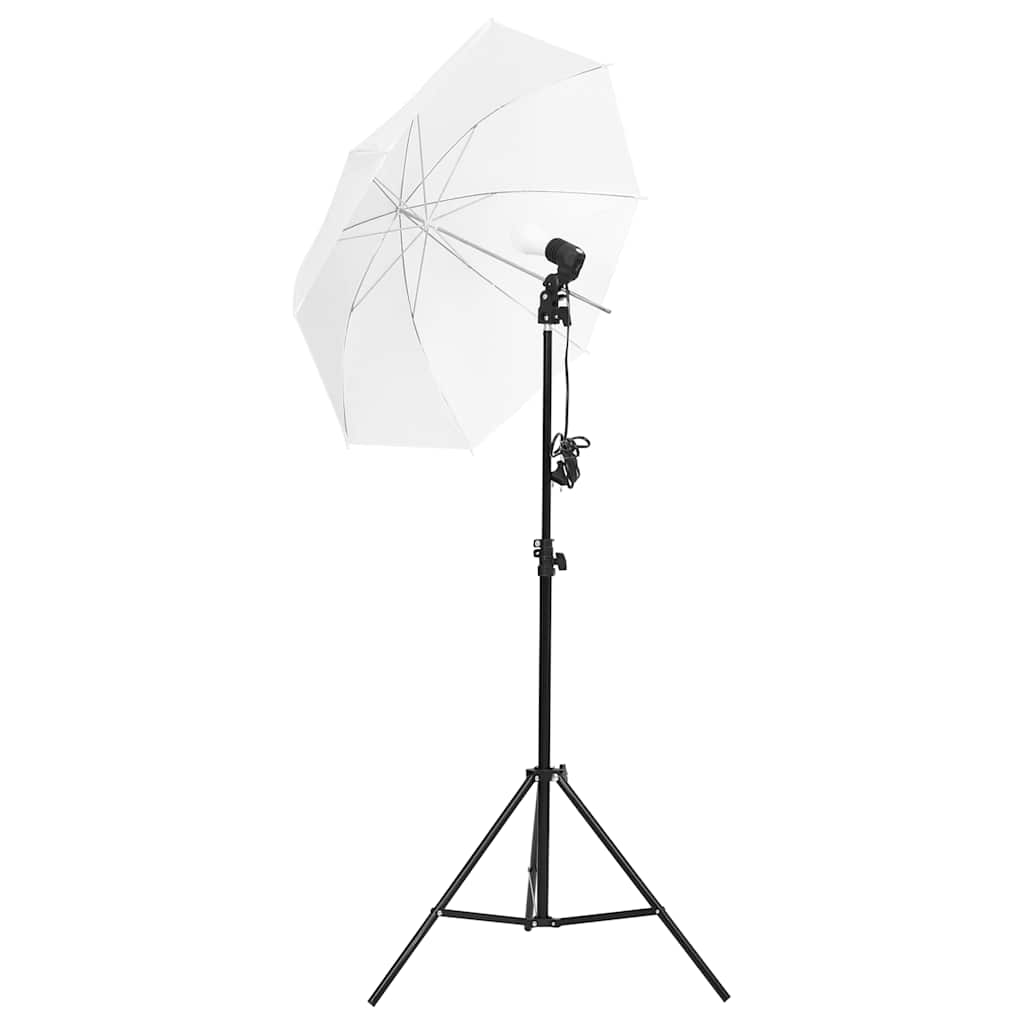 Fotografska oprema sa setom svjetala, pozadinom i reflektorom