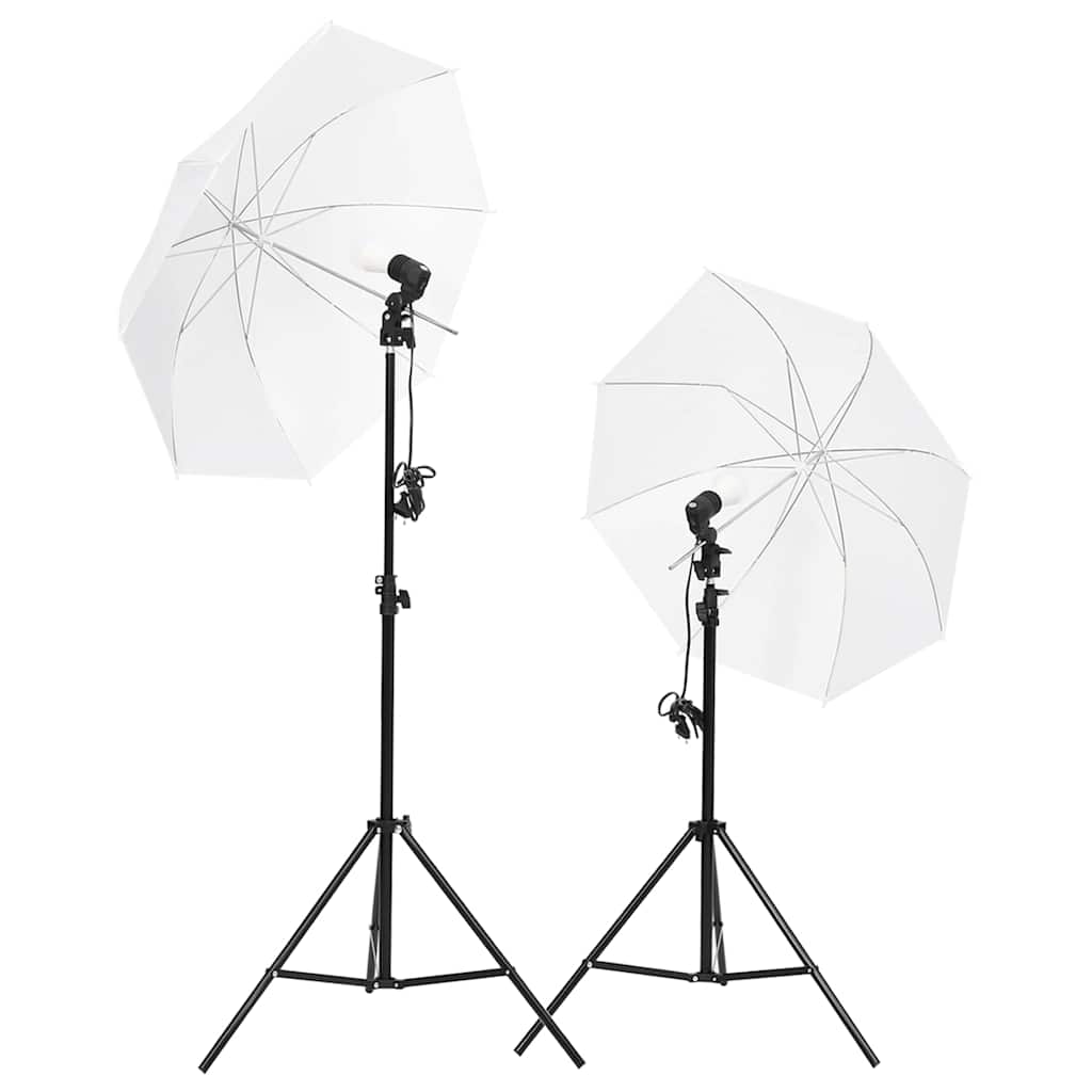 Fotografska oprema sa setom svjetala, pozadinom i reflektorom