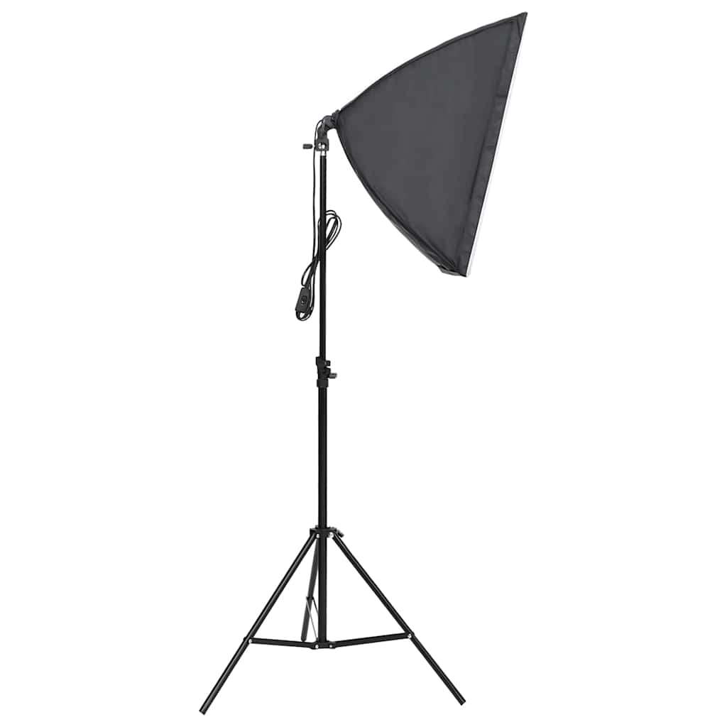Fotografska oprema s rasvjetom softbox i pozadinom