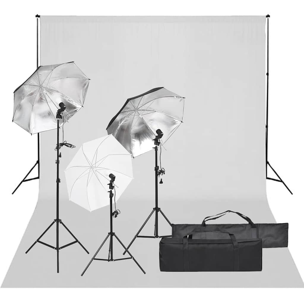 Oprema za fotografski studio sa setom svjetala i pozadinom