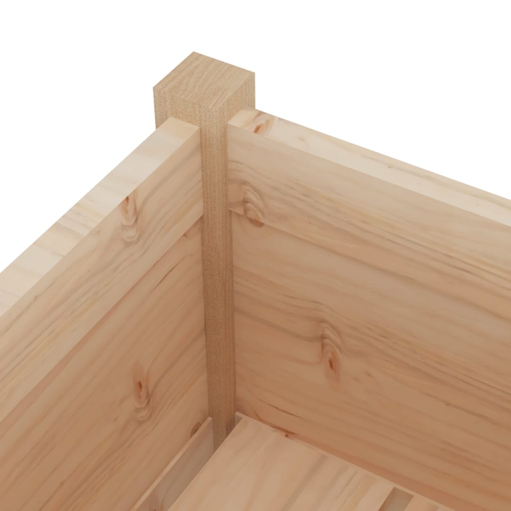 Vrtne sadilice 2 kom 31 x 31 x 70 cm od masivne borovine