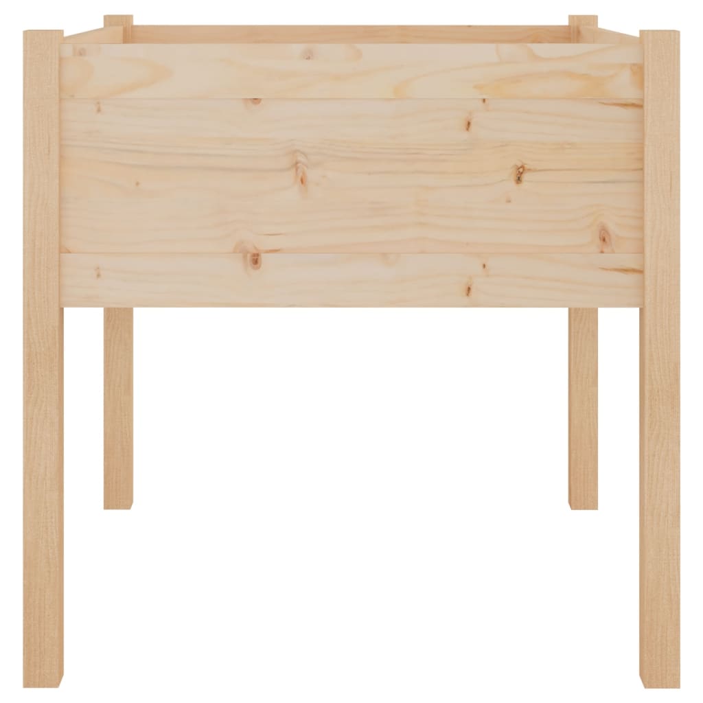 Vrtne sadilice 2 kom 70 x 70 x 70 cm od masivne borovine