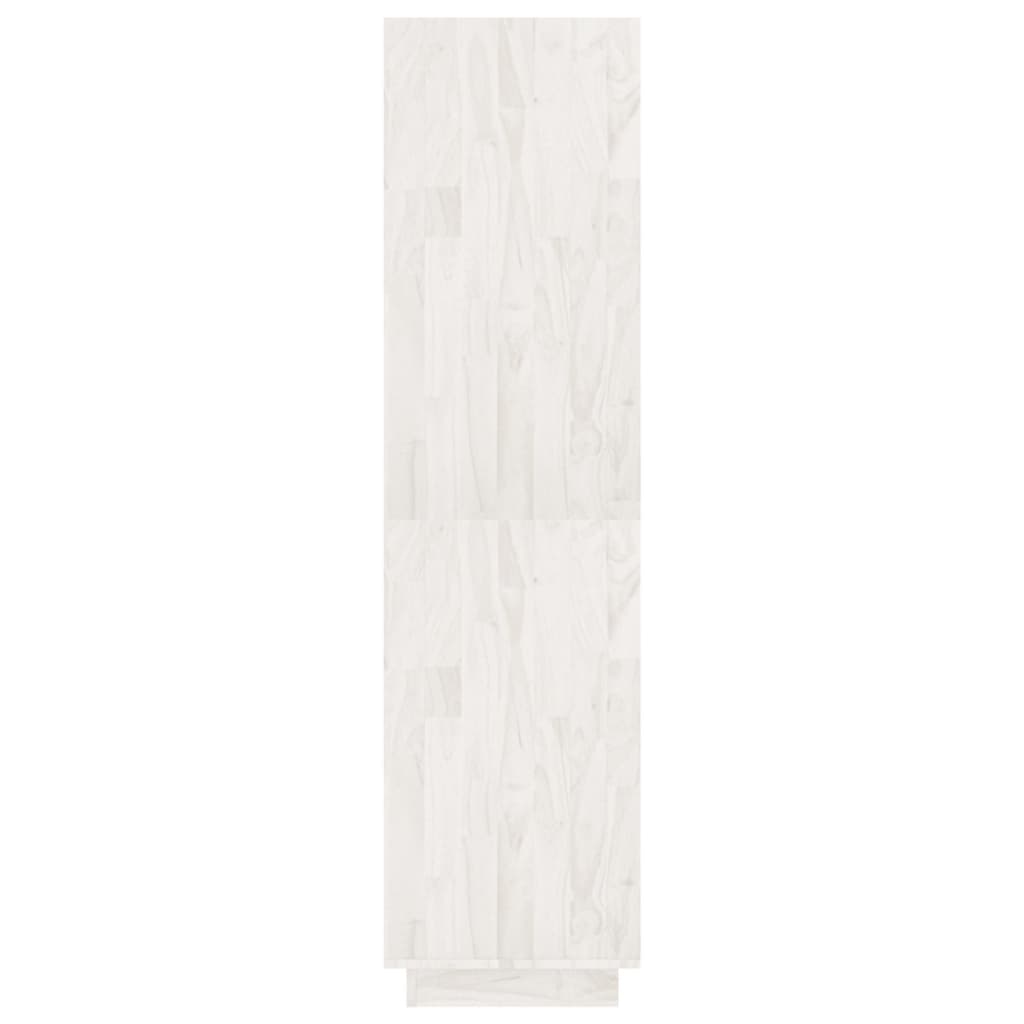 Ormarić za knjige / pregrada bijeli 80x35x135 cm od borovine