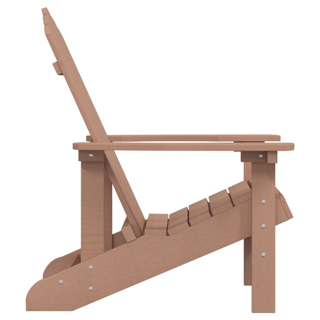 Vrtna stolica Adirondack HDPE smeđa