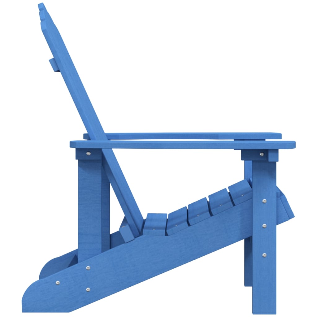 Vrtna stolica Adirondack HDPE plava boja vode