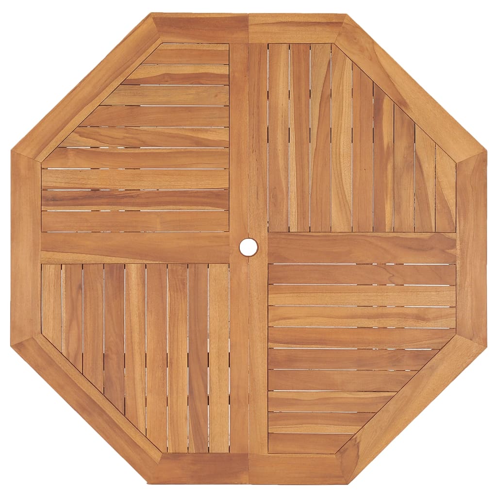 Vrtni blagovaonski stol 110 x 110 x 75 cm od masivne tikovine