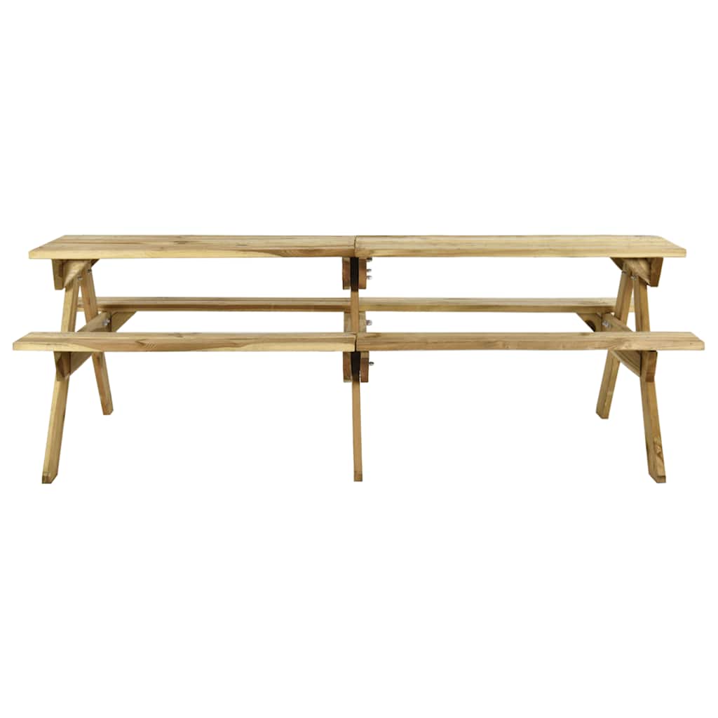 Stol za piknik s klupama 220x122x72 cm od impregnirane borovine