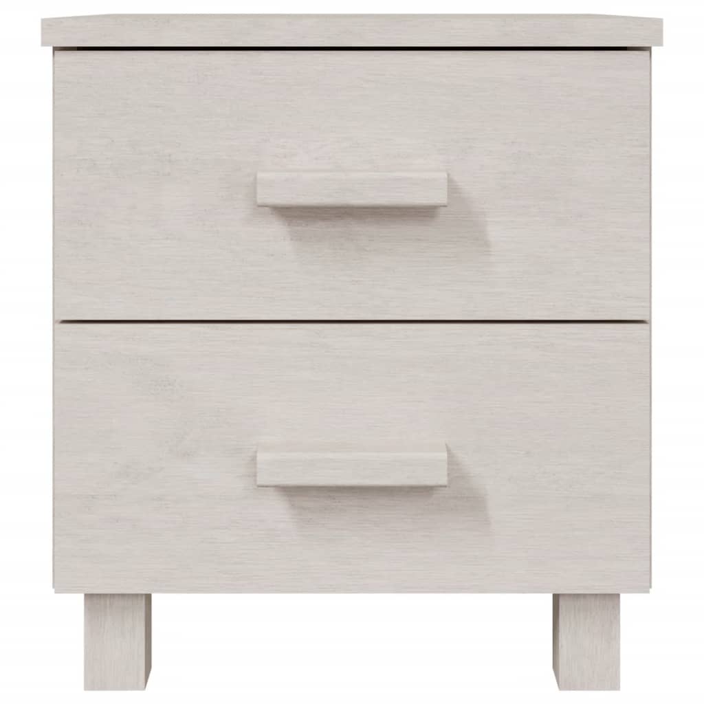 Noćni ormarići HAMAR 2 kom bijeli 40 x 35 x 44,5 cm od borovine