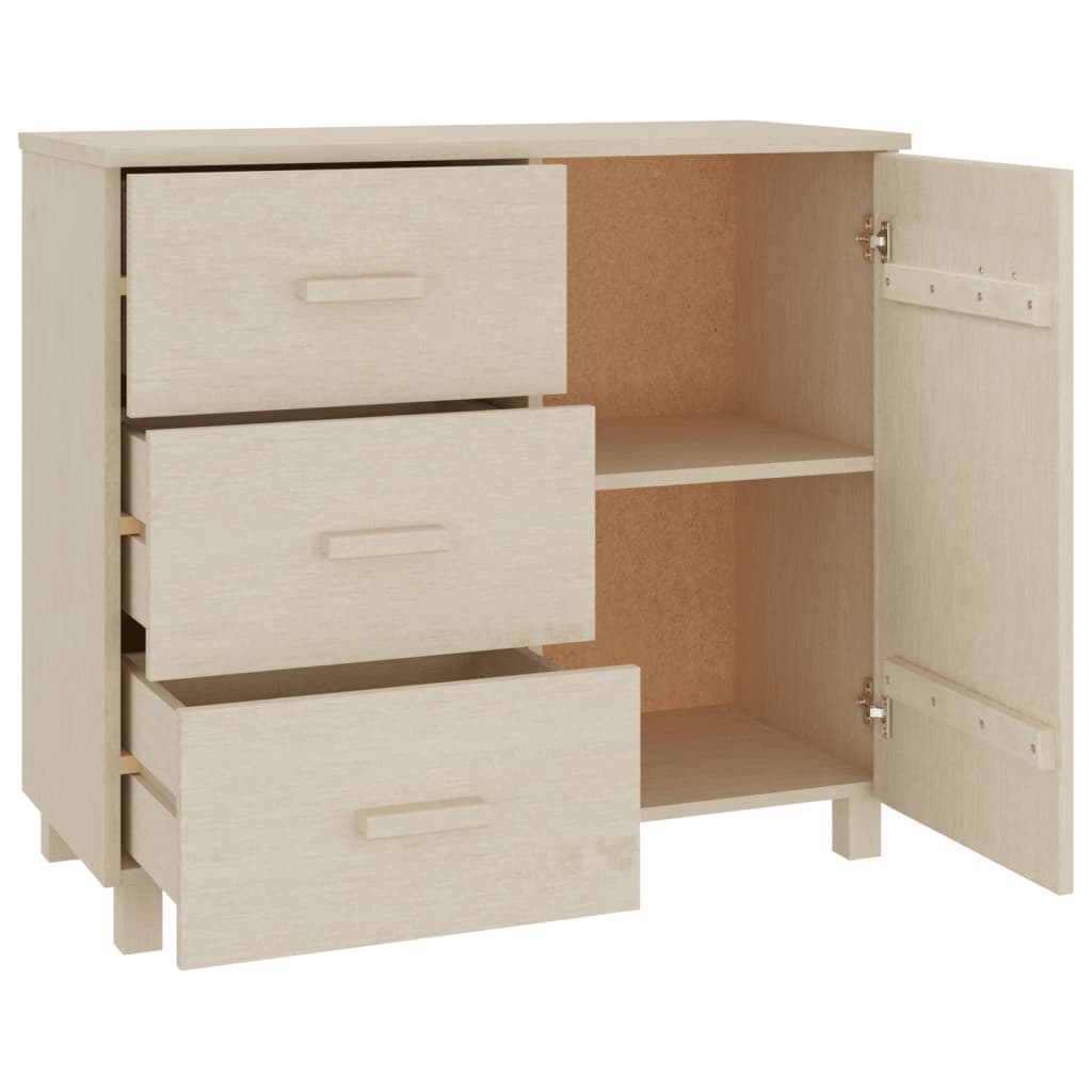 Komoda boja meda 90 x 40 x 80 cm od masivne borovine