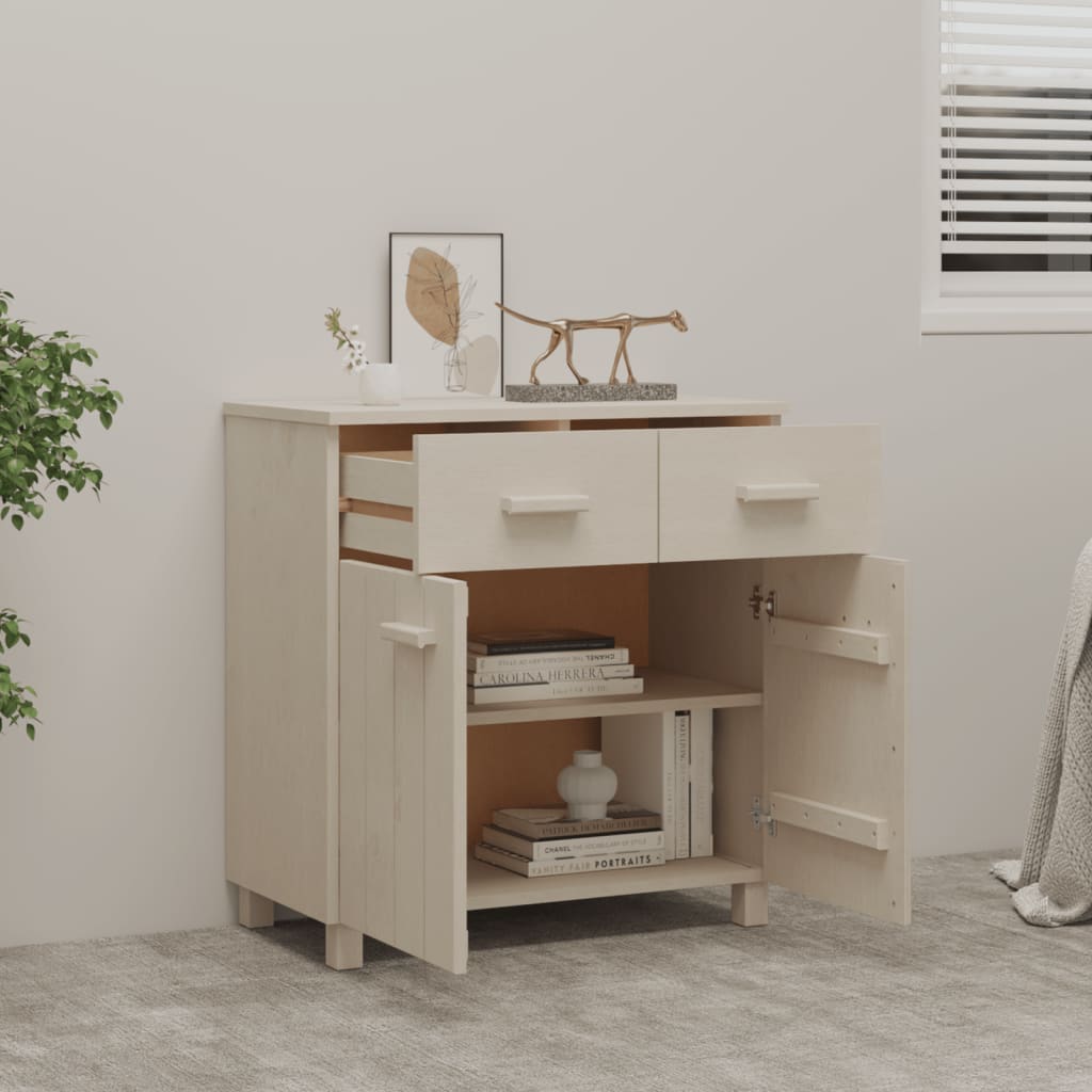 Komoda HAMAR boja meda 79 x 40 x 80 cm od masivne borovine