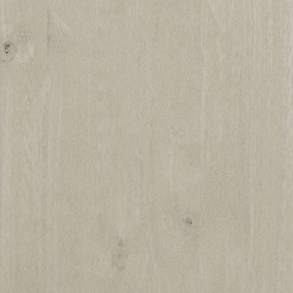 Stolić za kavu HAMAR bijeli 100x55x35 cm od masivne borovine
