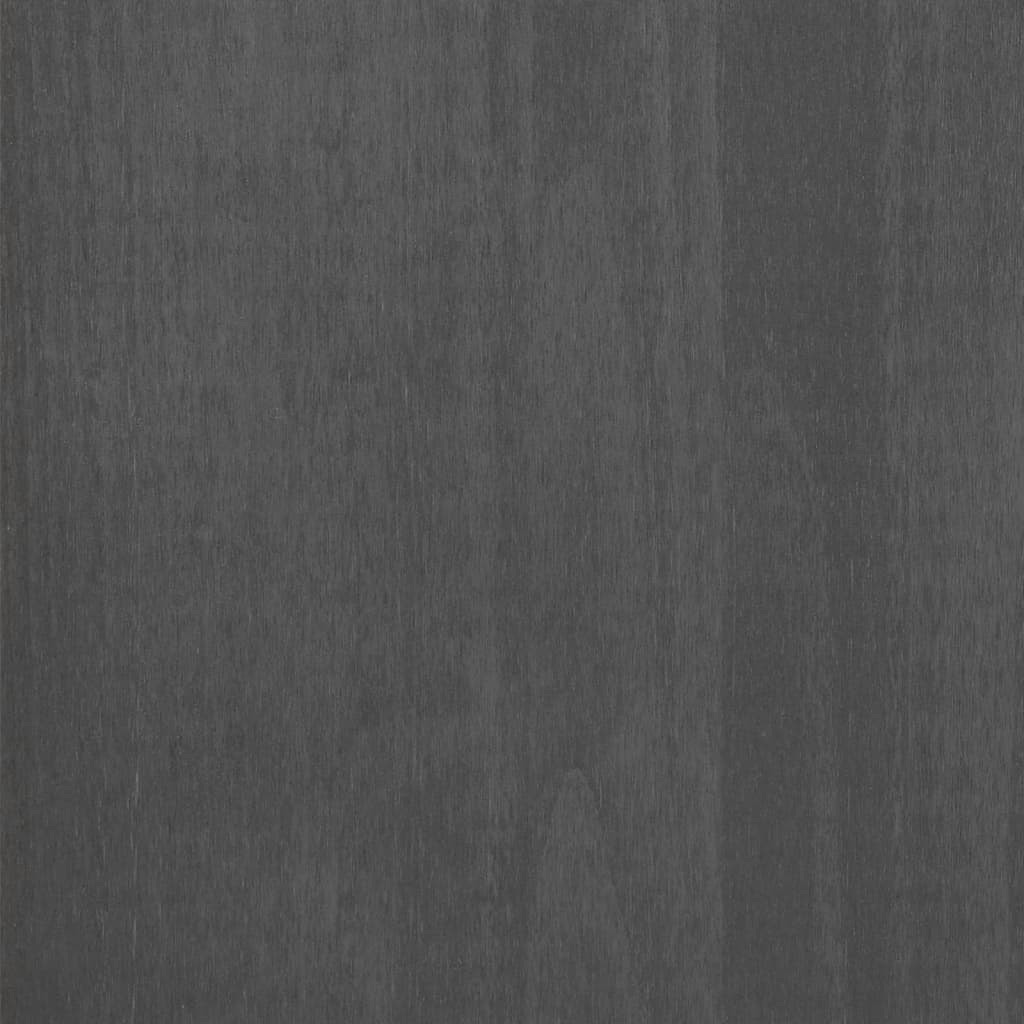 Radni stol HAMAR tamnosivi 110 x 40 x 75 cm od masivne borovine