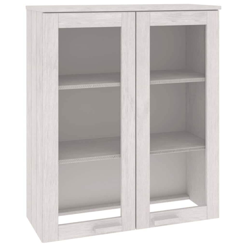 Gornji element za komodu HAMAR bijeli 85x35x100 cm od borovine