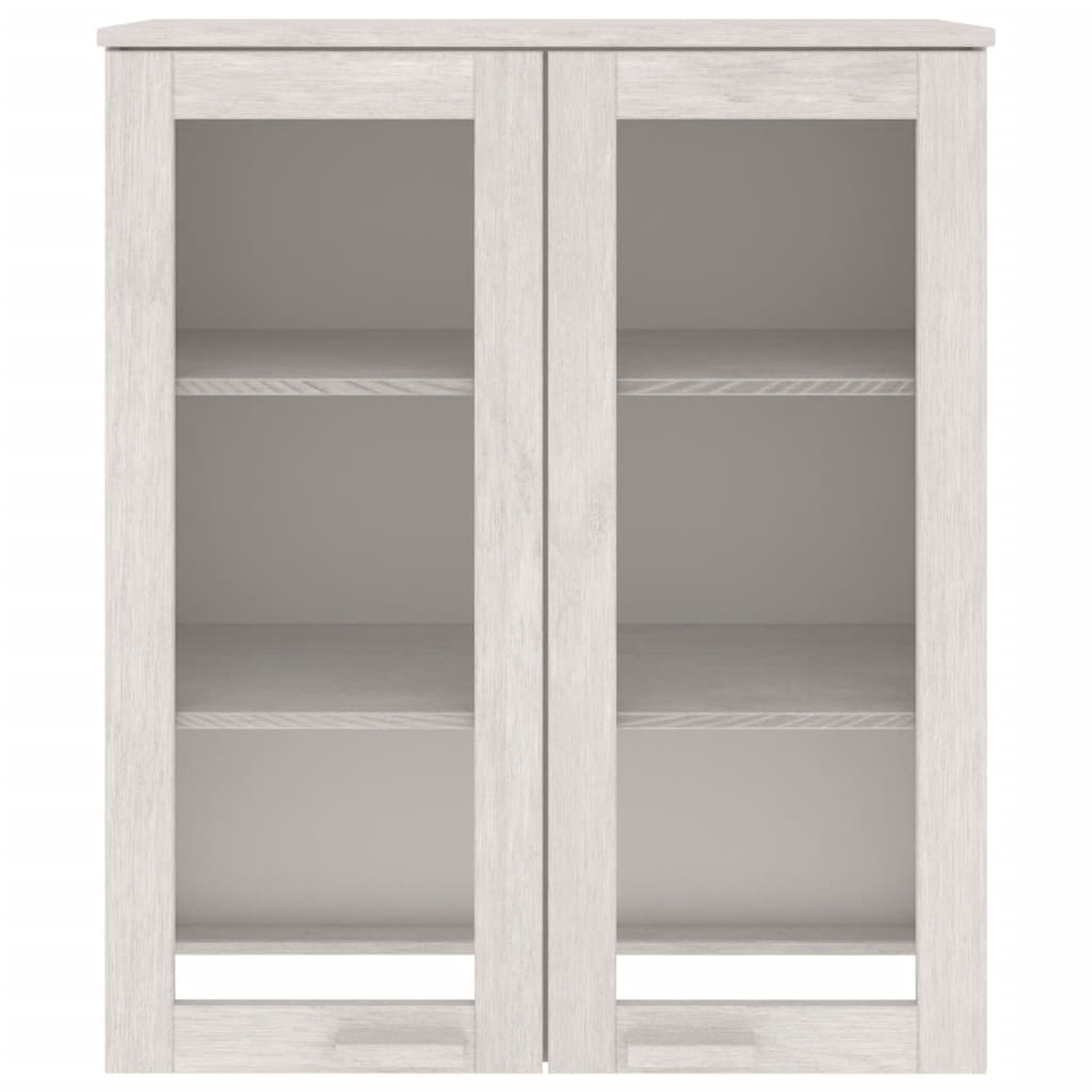 Gornji element za komodu HAMAR bijeli 85x35x100 cm od borovine