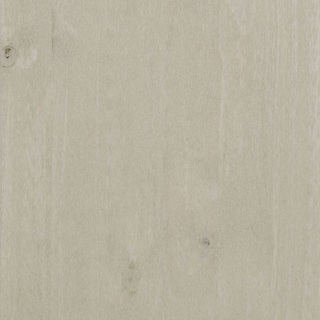 Gornji element za komodu HAMAR bijeli 85x35x100 cm od borovine