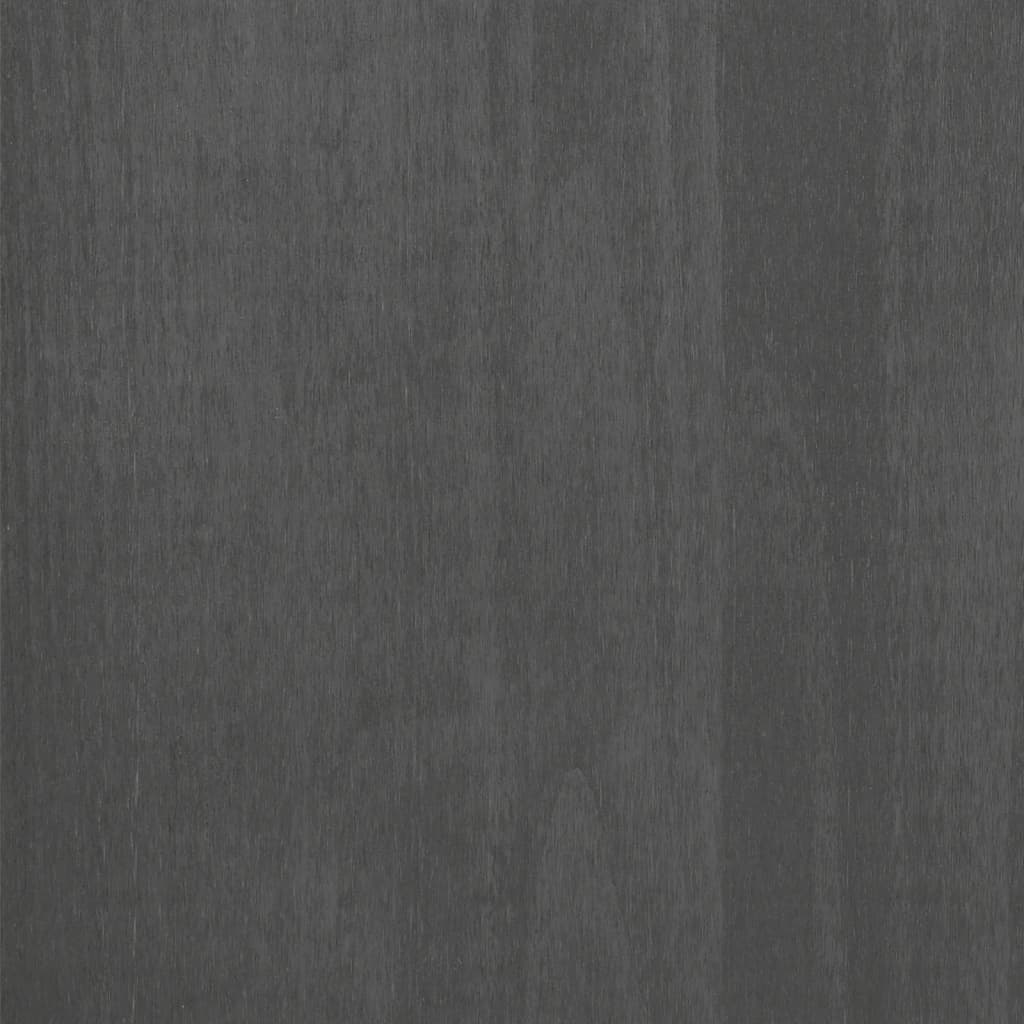 Gornji element za komodu HAMAR tamnosivi 85x35x100 cm borovina