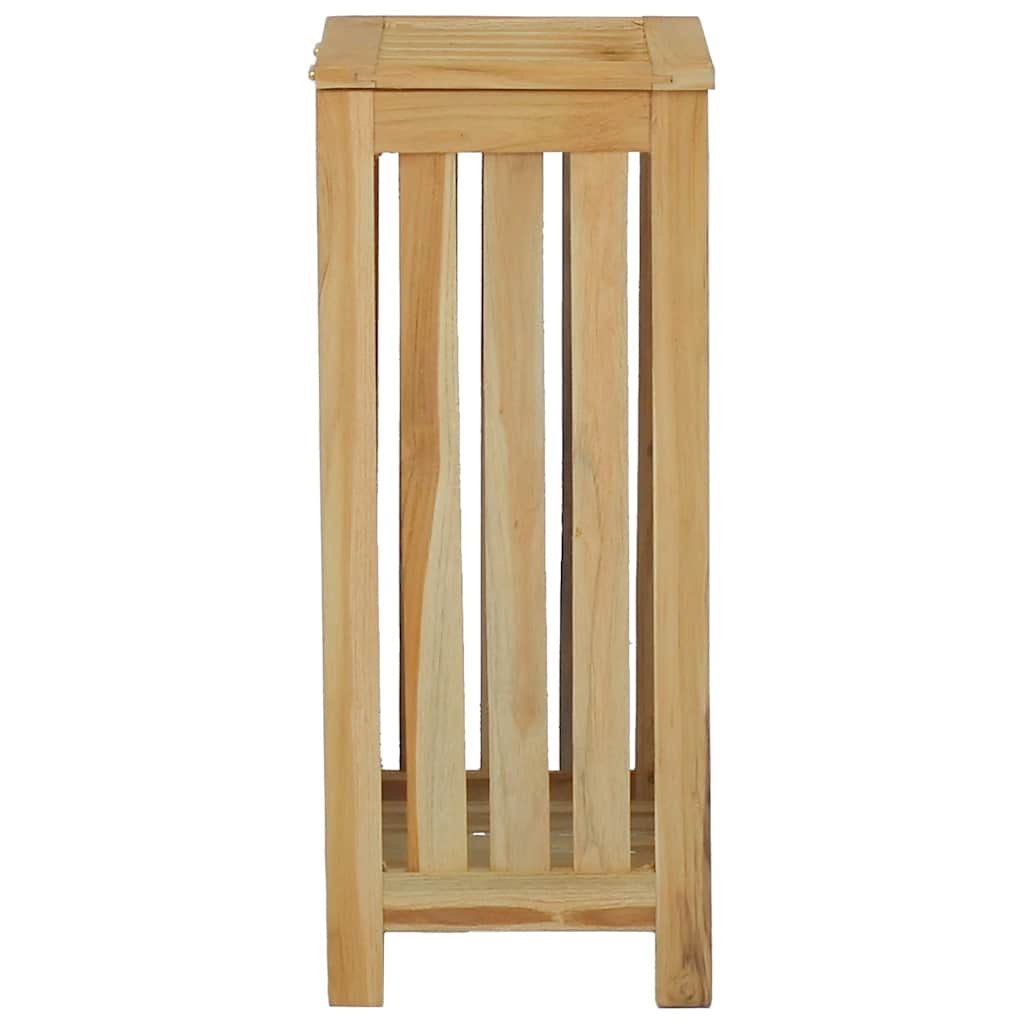 Košara za rublje 35 x 25 x 60 cm od masivne tikovine