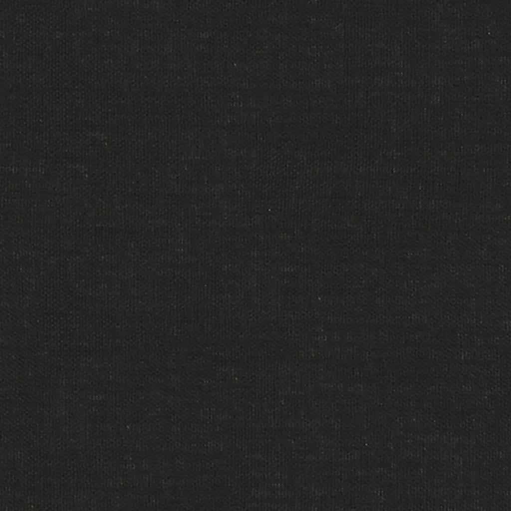 Stolica za ljuljanje od tkanine crna