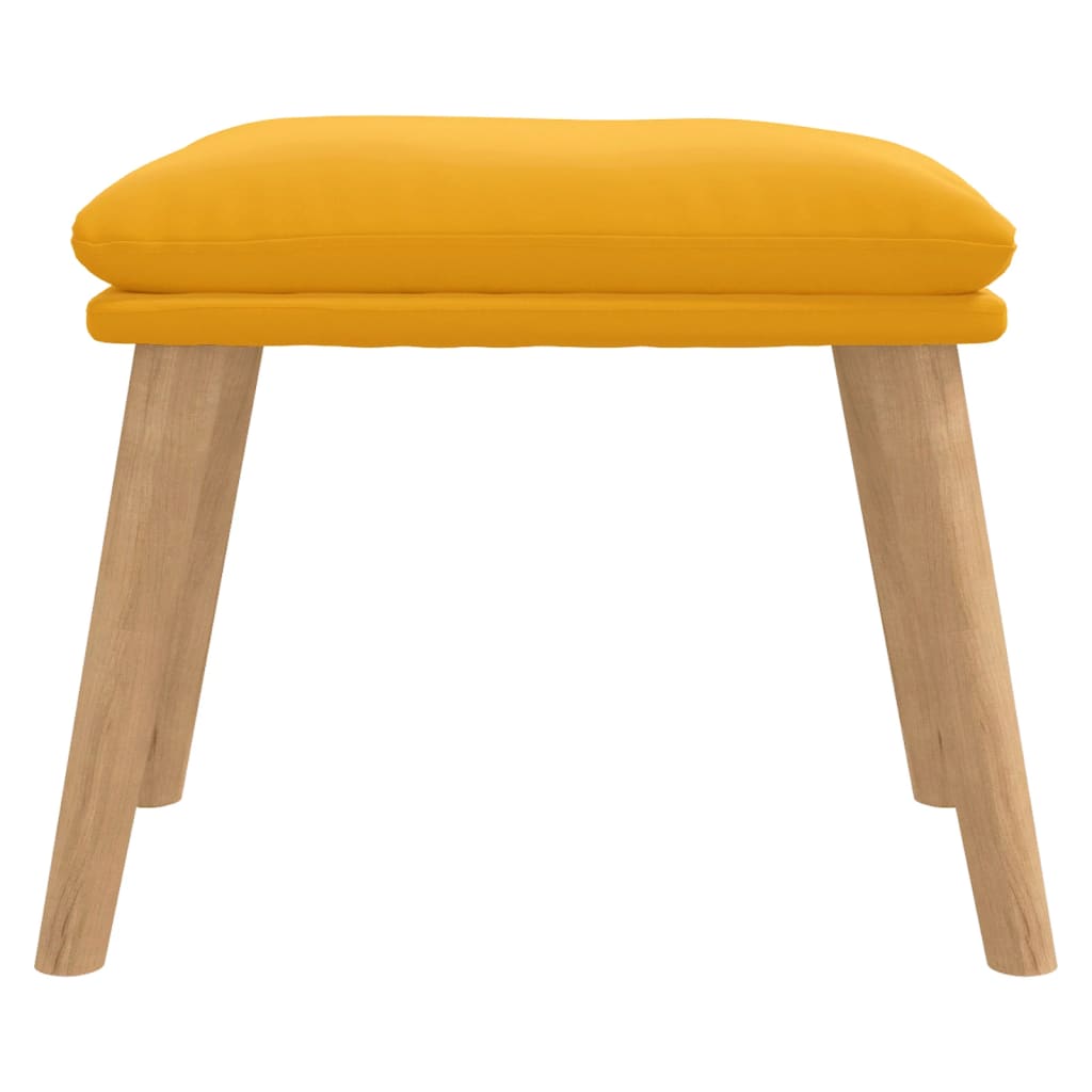 Tabure boja senfa 45x29,5x35 cm baršunasti