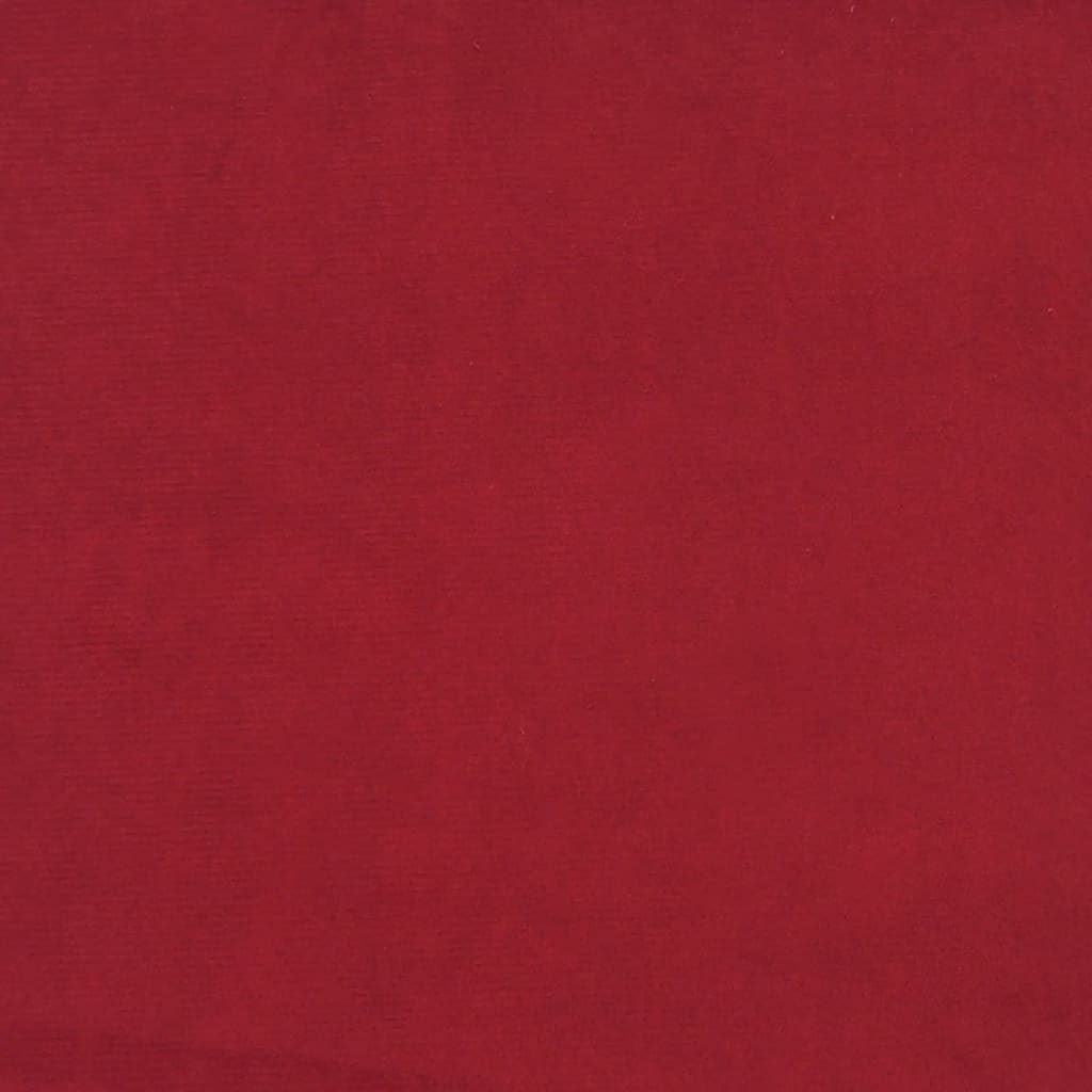 Tabure crvena boja vina 45x29,5x35 cm baršunasti
