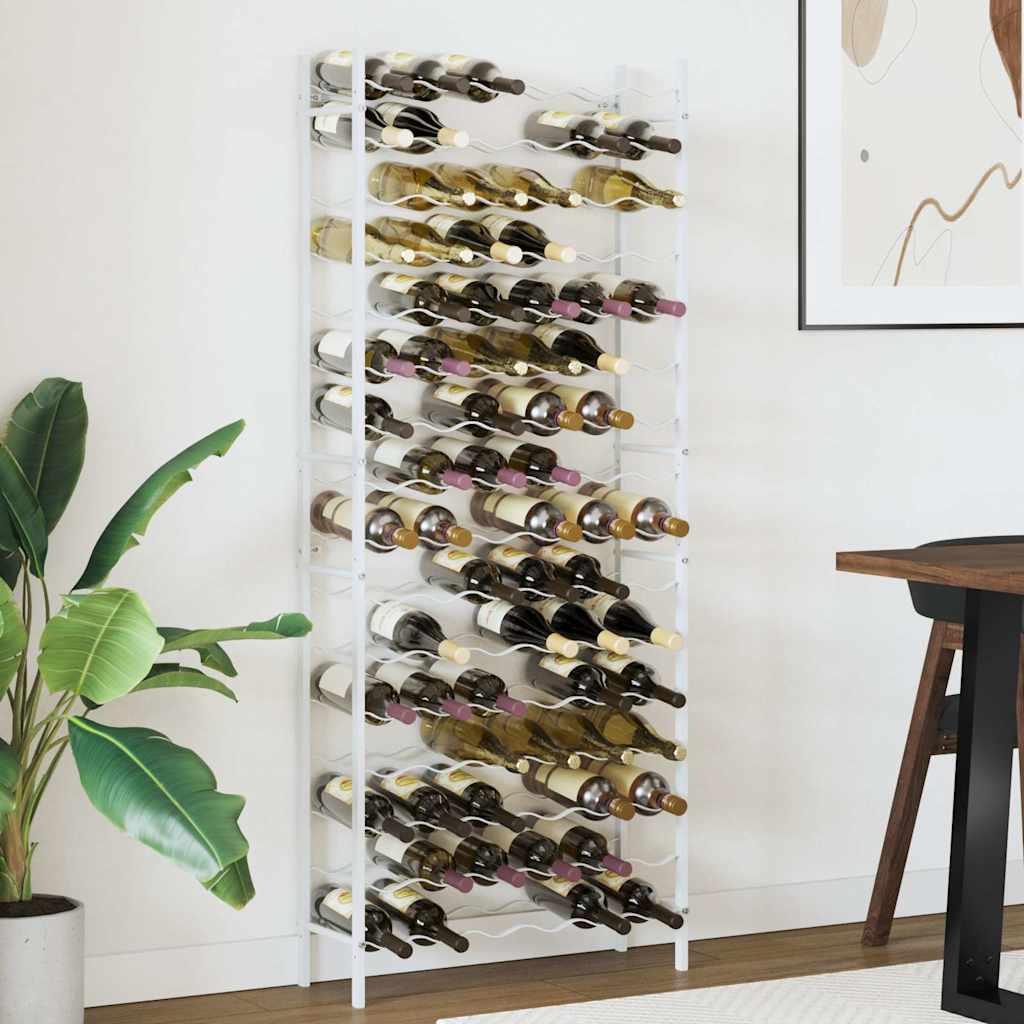 Stalak za vino za 96 boca bijeli metalni