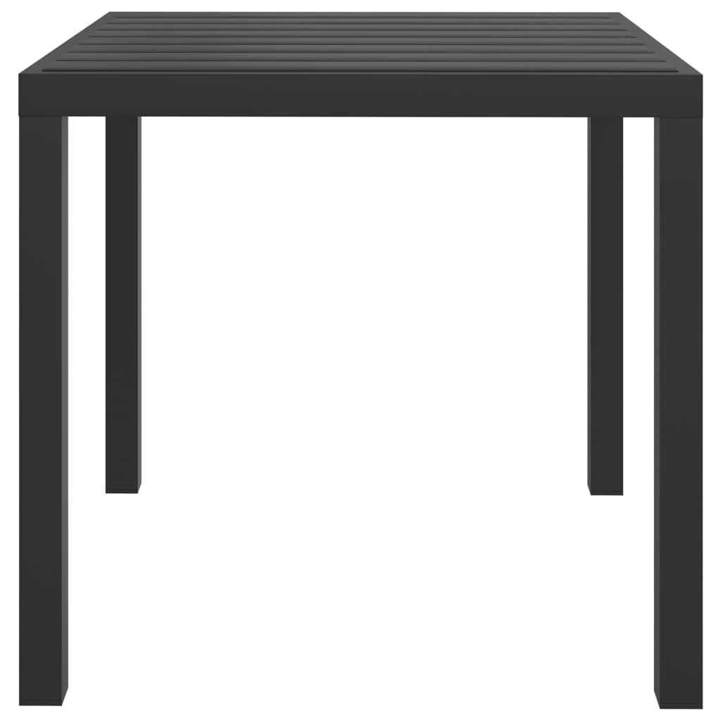 3-dijelni vrtni blagovaonski set od poliratana s jastucima crni
