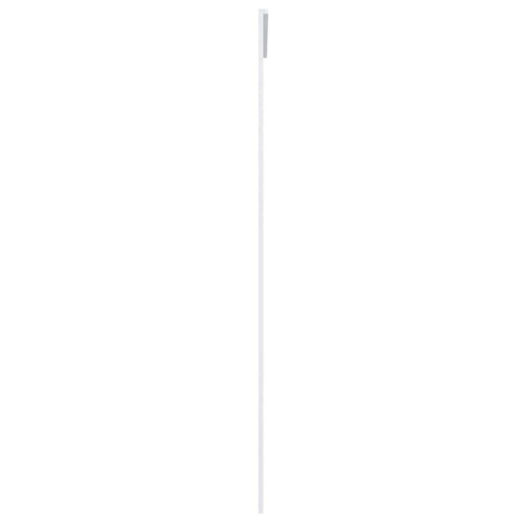 Klizna vrata od stakla ESG i aluminija 102,5 x 205 cm bijela