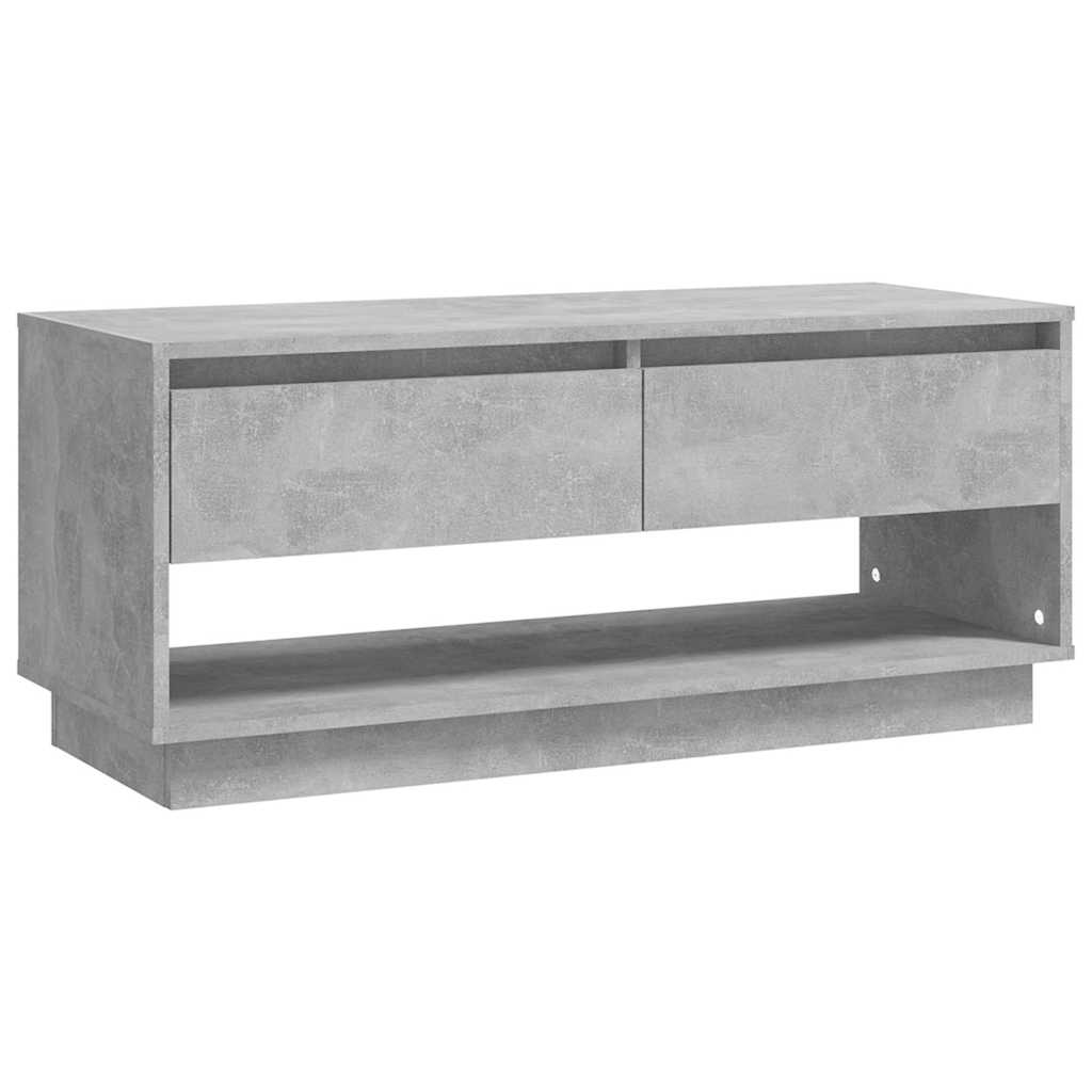 TV ormarić boja betona 102 x 41 x 44 cm od konstruiranog drva