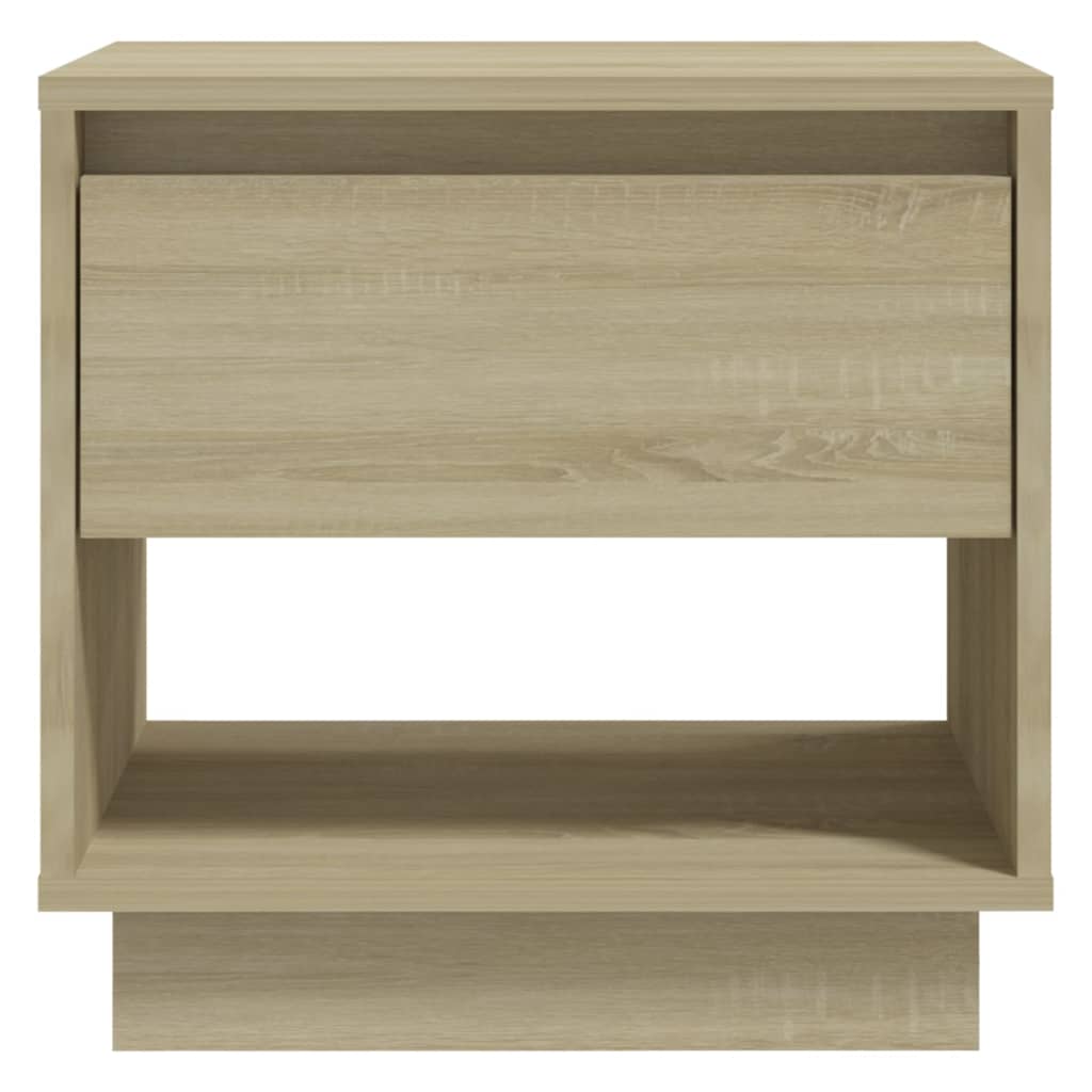 Noćni ormarić boja hrasta 45 x 34 x 44 cm od konstruiranog drva