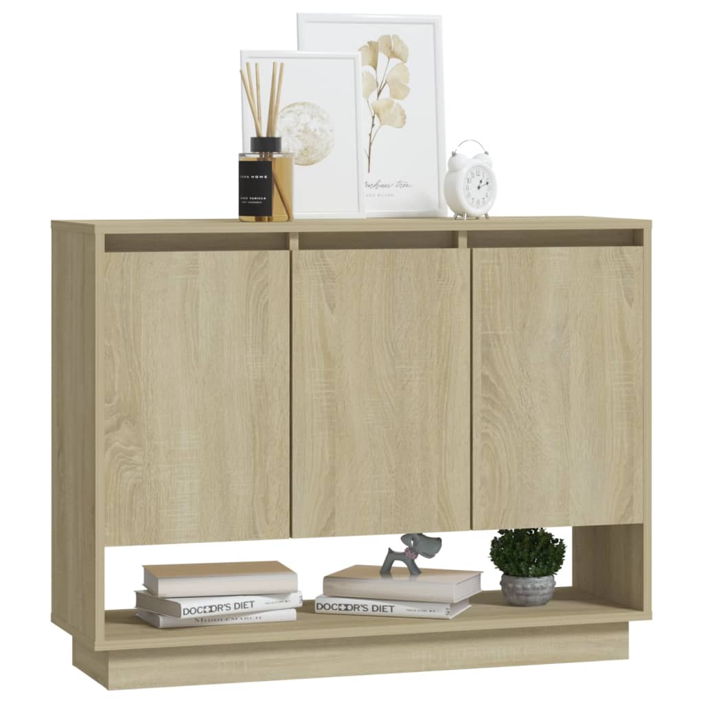 Komoda boja hrasta sonome 97 x 31 x 75 cm od konstruiranog drva