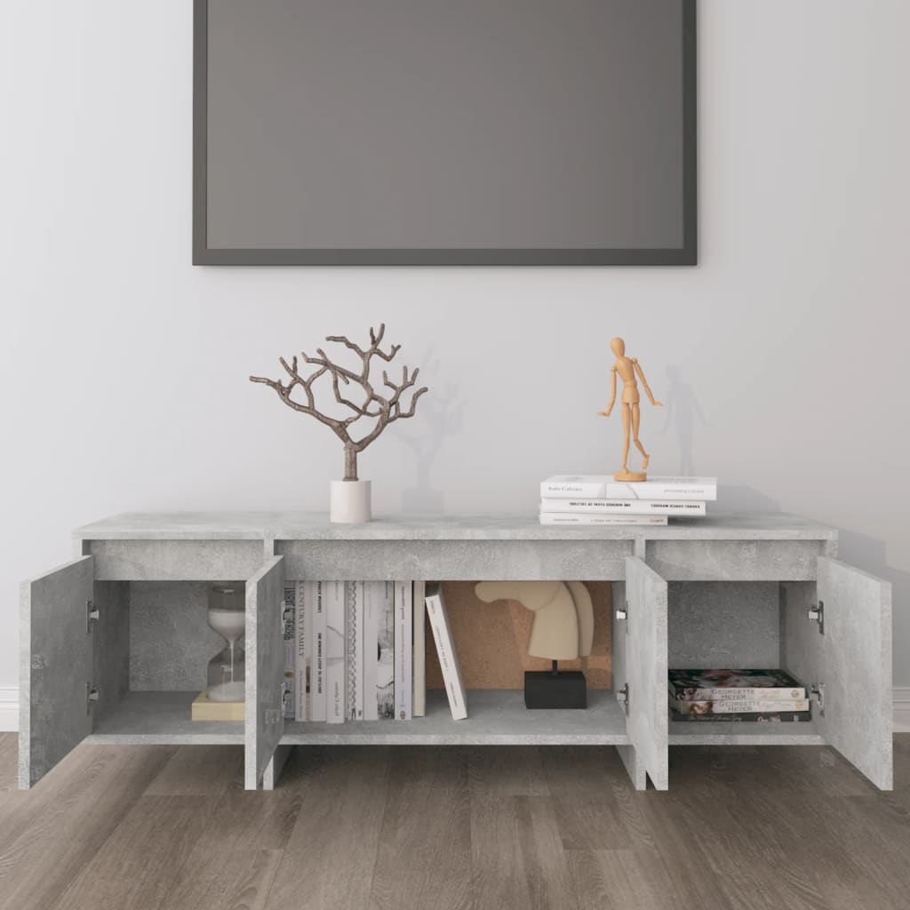 TV ormarić boja betona 120 x 30 x 40,5 cm od konstruiranog drva