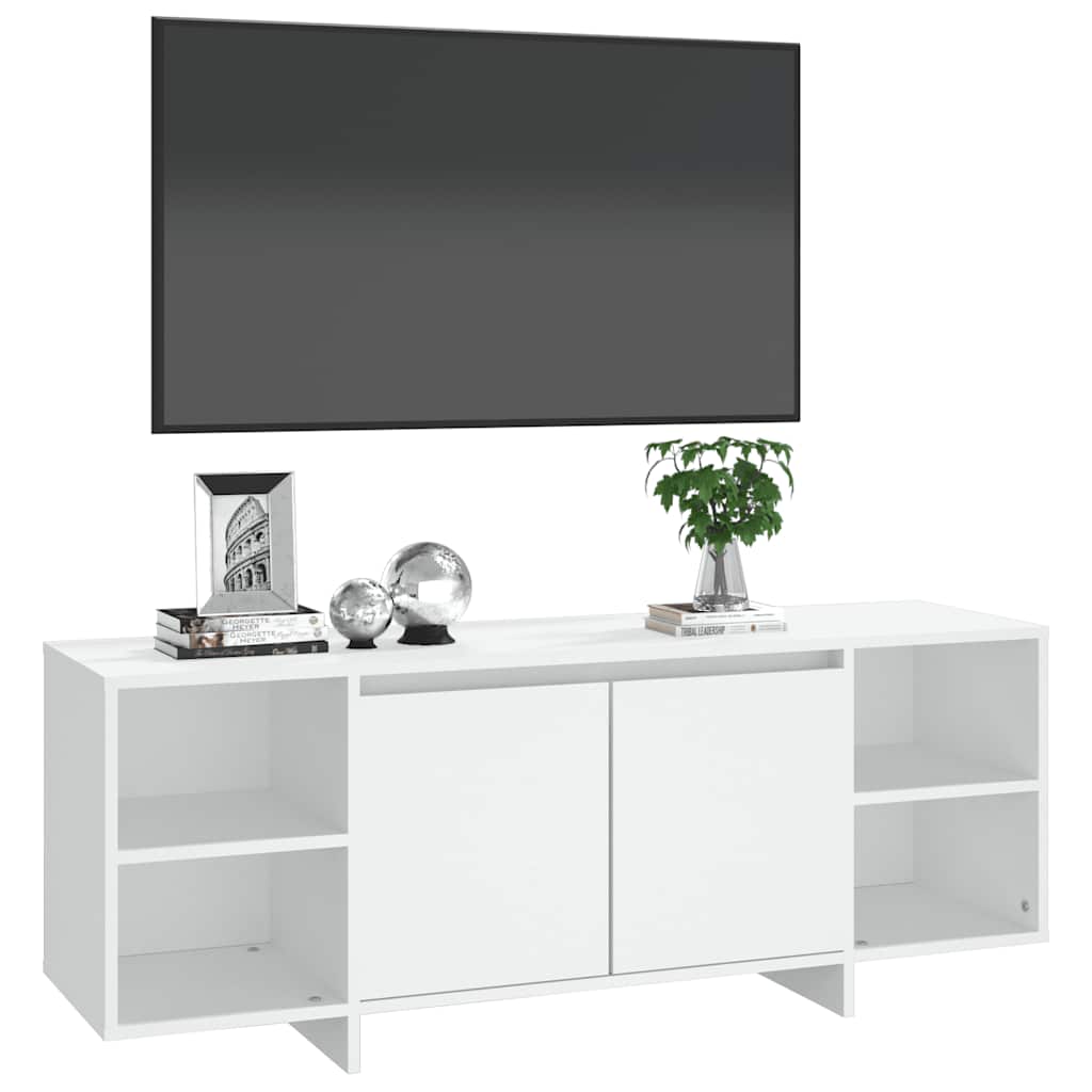 TV ormarić bijeli 130 x 35 x 50 cm od iverice