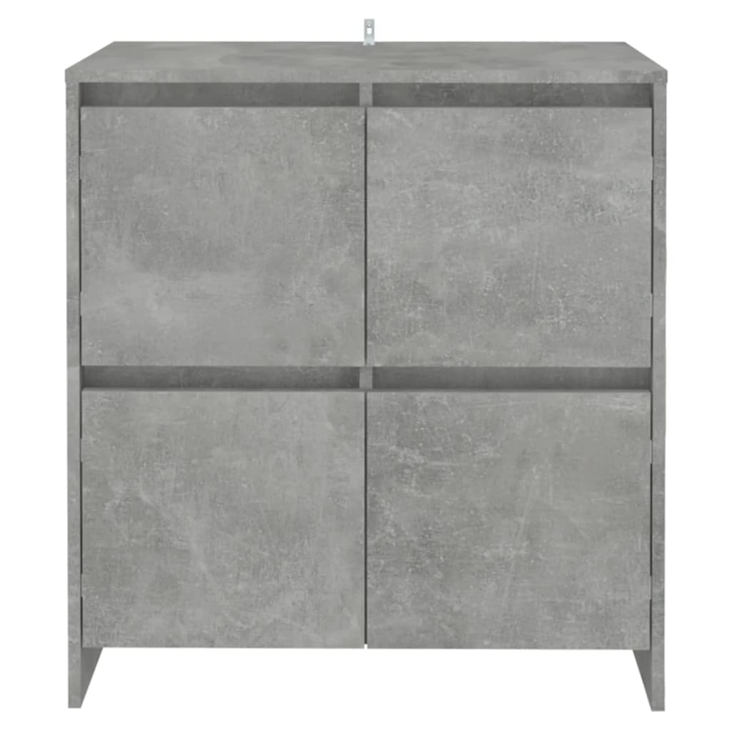Komoda siva boja betona 70x41x75 cm od konstruiranog drva